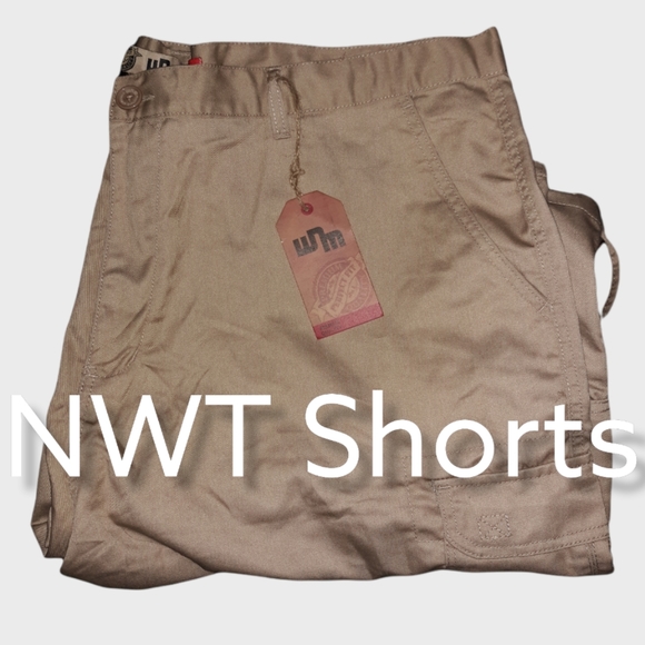 perfect fit Other - NWT 3x Men's long khaki shorts tie sides sz 46